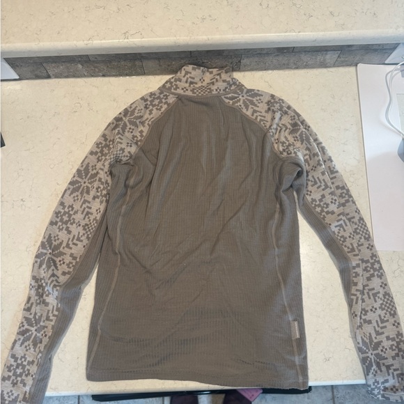 Kari Traa Gray Snowflake Quarter-Zip Top - Picture 4 of 6